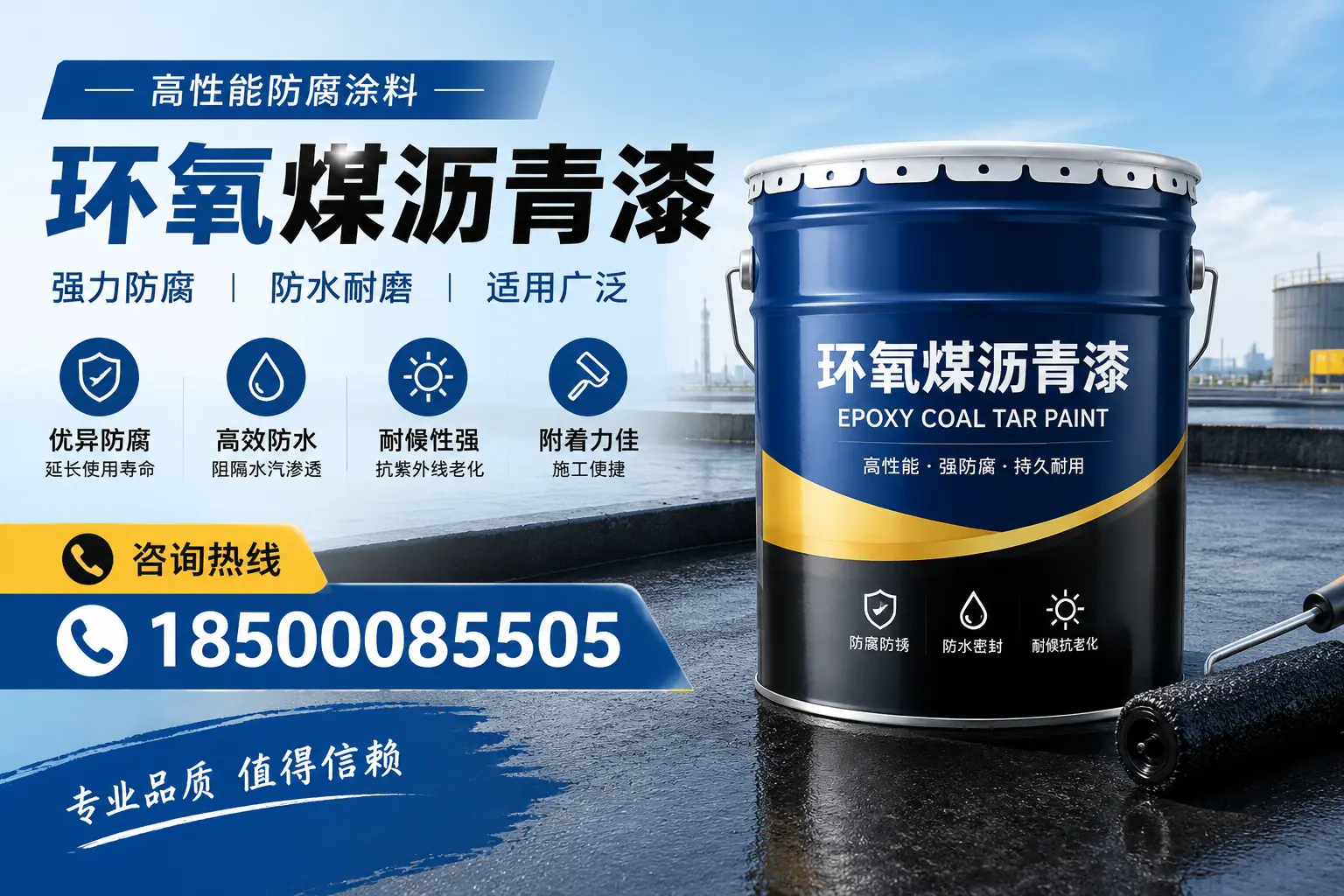 环氧煤沥青漆的主要成分与功能，怀安用户深度了解